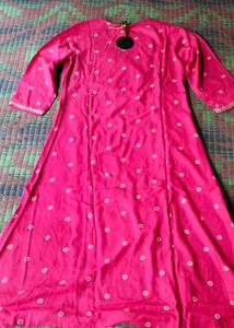 Elegant Pink Kurta Pant dupatta set