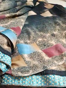 Chiffon Saree With Stone Work