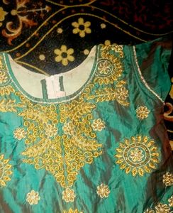 Beautiful Teal Anakali Dress