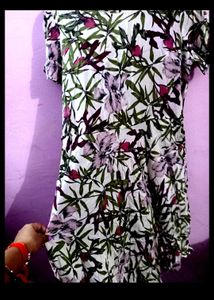 Floral Print Tunic Top