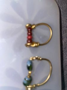 Set of 2 Handmade Beaded Rings-Boho Minimal Stac
