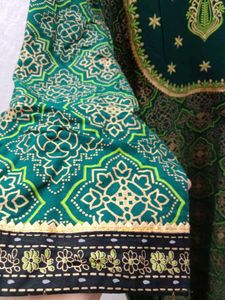 Green Embroidered Kurti