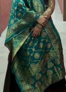 Green Banarasi duppata💚
