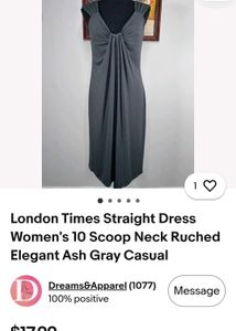 Chic Ruched Detail Dress