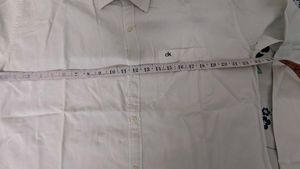 Calvin Klein White Oxford Button-Down Shirt