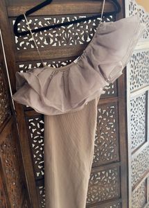 Zara Brand New Limited Edition Ruffle Mini Dress