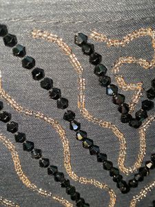 Elegant Black Embellished Kurta