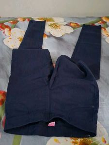 Navy Blue Skinny Fit Pants