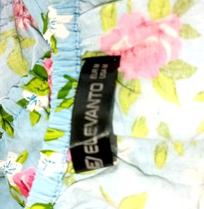 Blue Floral Top (Women)