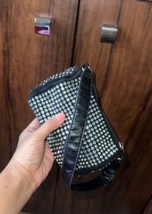 Sparkly Rhinestone Clutch Bag