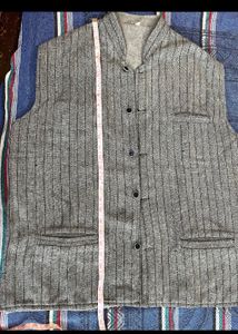 Grey Woollen Waistcoat