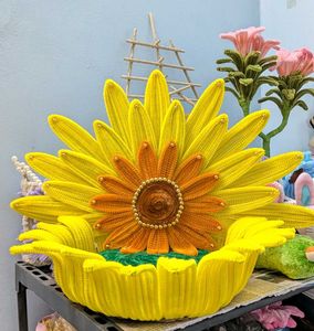 Handmade Sunflower Aasan