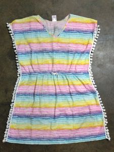 Sunday Offer For Rainbow 🌈 Kaftan Dress ONE RUPEE CURRENCY NOTE FREE