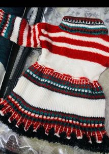 Handmade Knitted Kurta Top