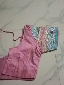 GentlyUsed Designer PinkEmbroideredBlouse- 36"Bus
