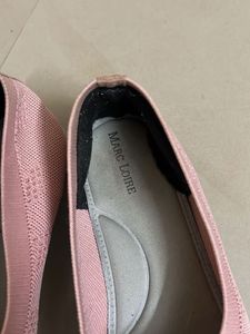 Pink Knit Ballet Flats