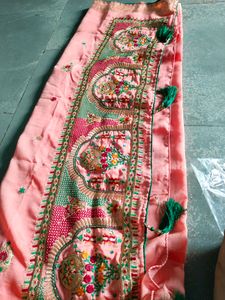 Embroidery Saree &amp;free Gift