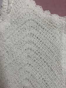 White Crochet Crop Top