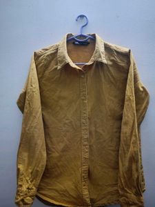 Ninety Ninelee Mustard Yellow Shirt