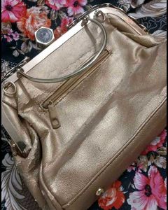 Chic Metallic Clutch Bag