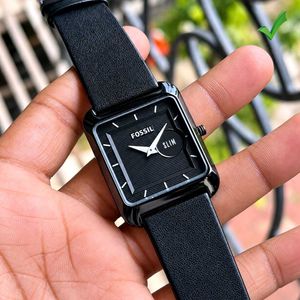 Fossil Slim Black Watch PREMIUM QUALITY FOR MENS