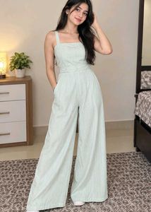 Elegant Pastel Striped Jumpsuit