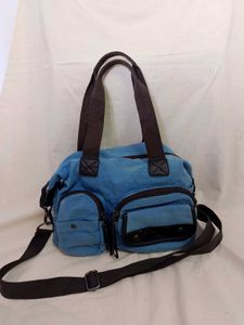 Blue denim Shoulder Bag