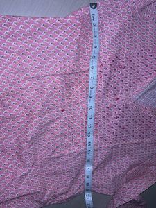 Pink Printed Cotton Kurta