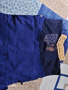 Beautiful Royal Blue Ethnic Gown
