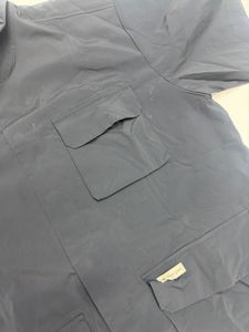 Black Cargo Pocket Shirt