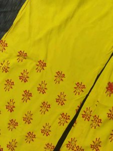 Yellow Palazzo and Pink Top Set