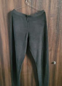 Bundle ..GO COLORS LEGGINGS BLACK AND BURGUNDY RED