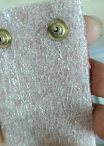 Gold-toned Dangle Earrings with Stones