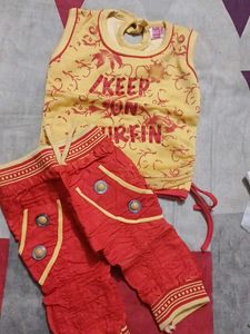 Cute Red Baby Outfit