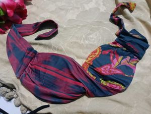 32.Floral Bikini Top