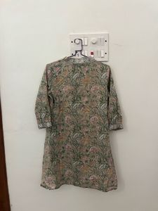 Bohemian Floral Print Kurta