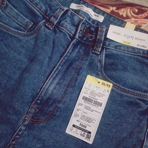 Blue Wash Denim Jeans