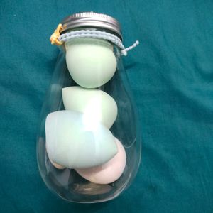 Beauty Blenders Plus A Cosmetic Pouch
