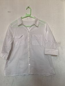 Classic White Collared Shirt