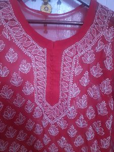 Chikankari Kurti With Inner