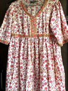 Women's Floral Print Cotton dress