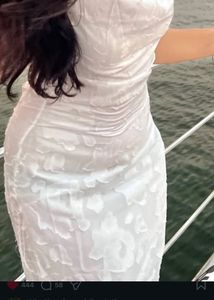 Elegant White Slip Dress