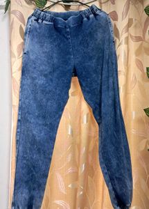 👖Branded Acid Wash Jogger Pants
