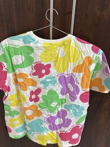 Vibrant Floral Print T-Shirt