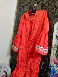 Elegant Red Kurta