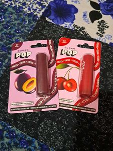 Sugar Pop Tinted Lip Balm Duo - Plum & Cherry