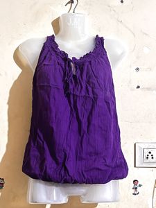 Purple Sleeveless Tank Top