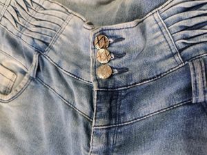 Light Wash High Waisted Flare Jeans