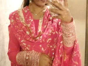 Anarkali Set..With Pant And Heavy Dupatta..