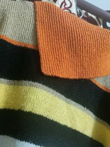 Knit Sweater Top Stylish &amp; Multicolored